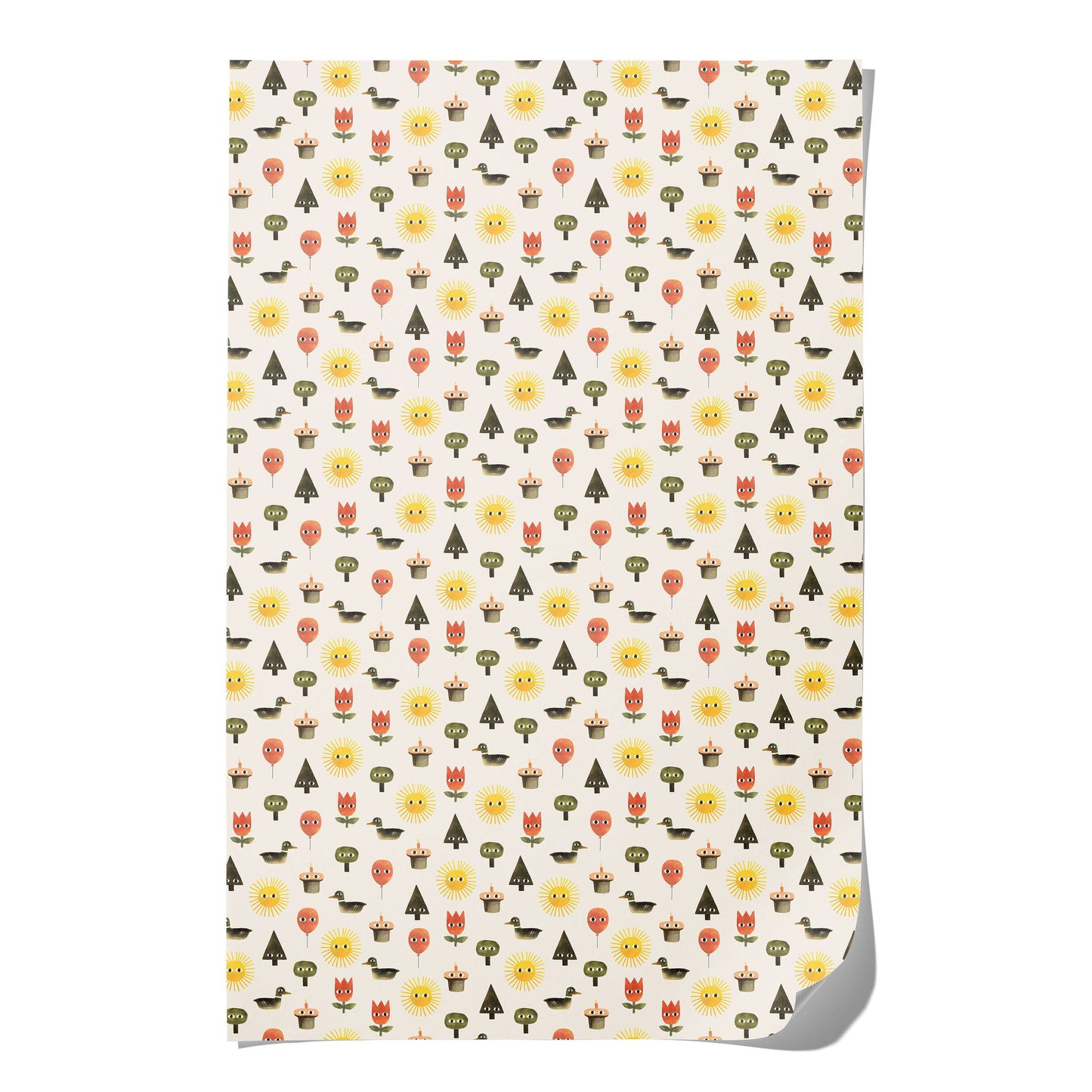 For You wrapping paper: Rolls of 3 sheets