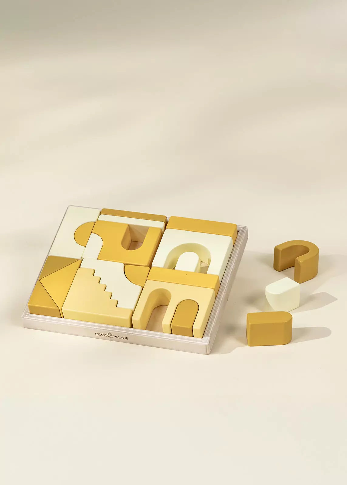 Houses Wooden Creative Block Set - 21pcs