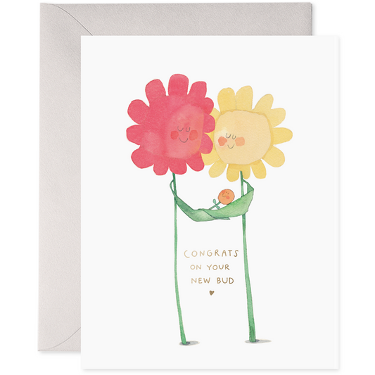 New Bud | New Baby Greeting Card
