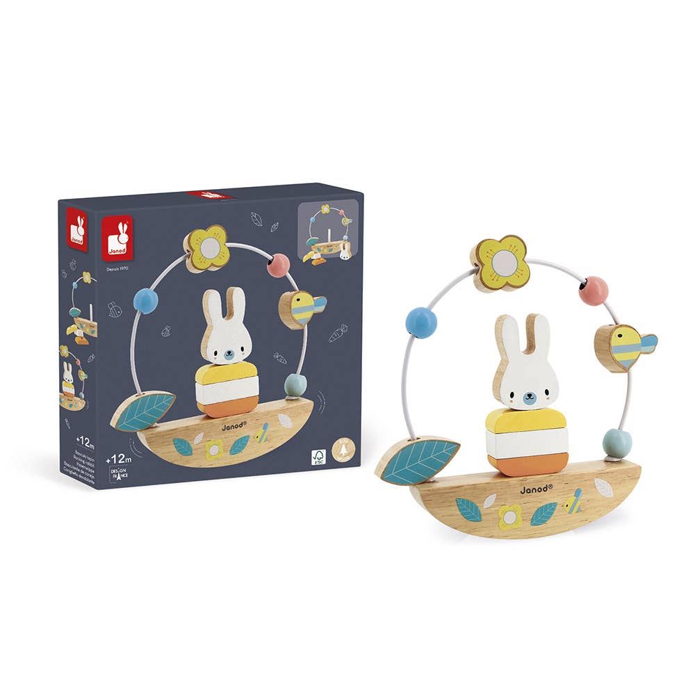 Bead Maze and Rocking Rabbit