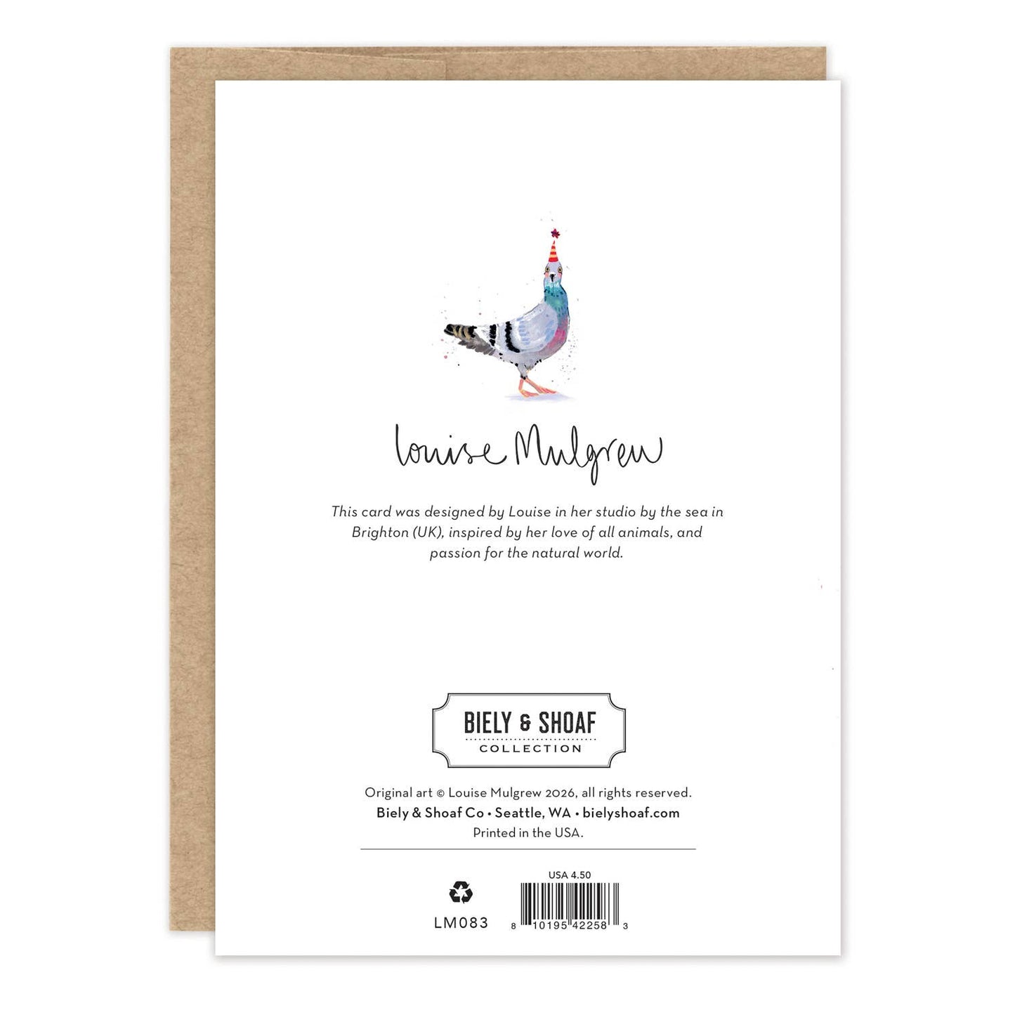 Pigeon Party Birthday Card