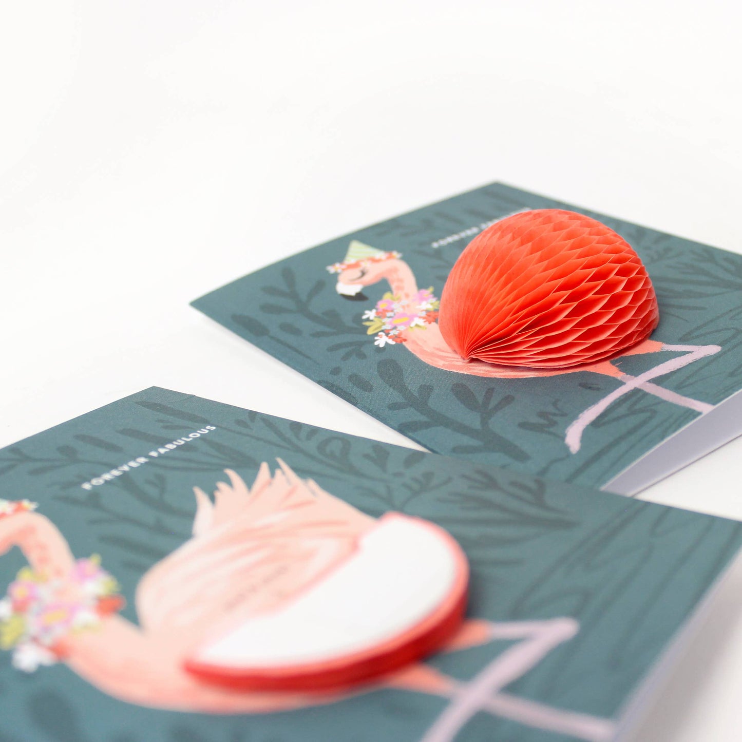 Pop-up Card - Flamingo Birthday