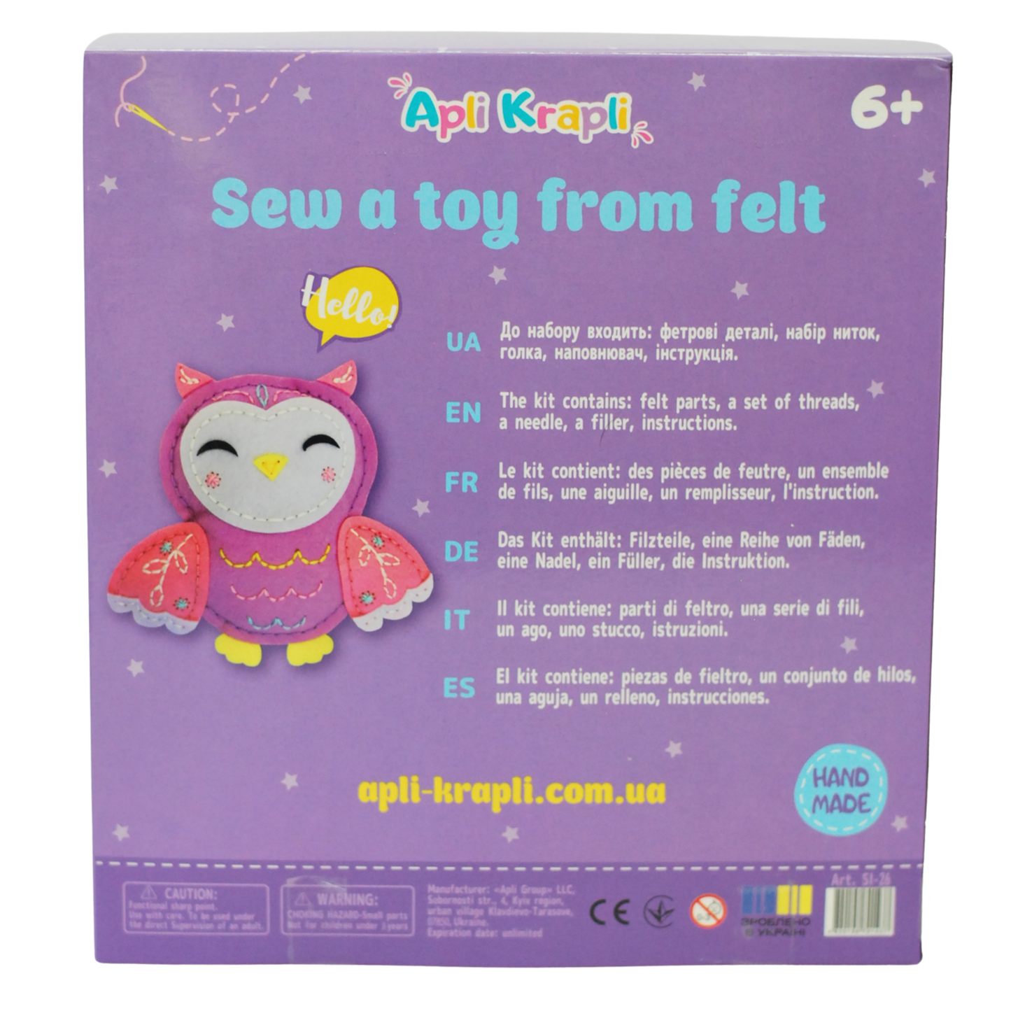 Felt Owl Craft Kit
