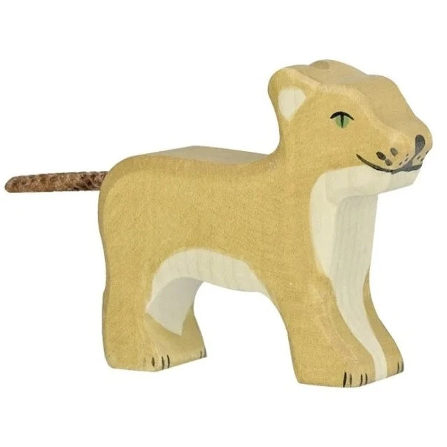 Holztiger Lion Cub