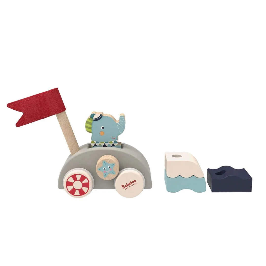 Autoboat 2 in 1 Stacking Game