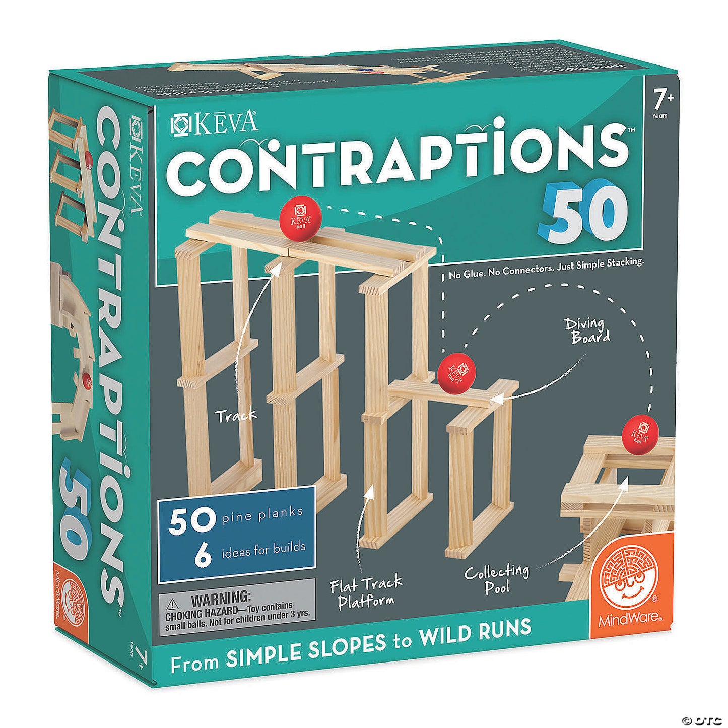 KEVA: CONTRAPTIONS 50 PIECE SET