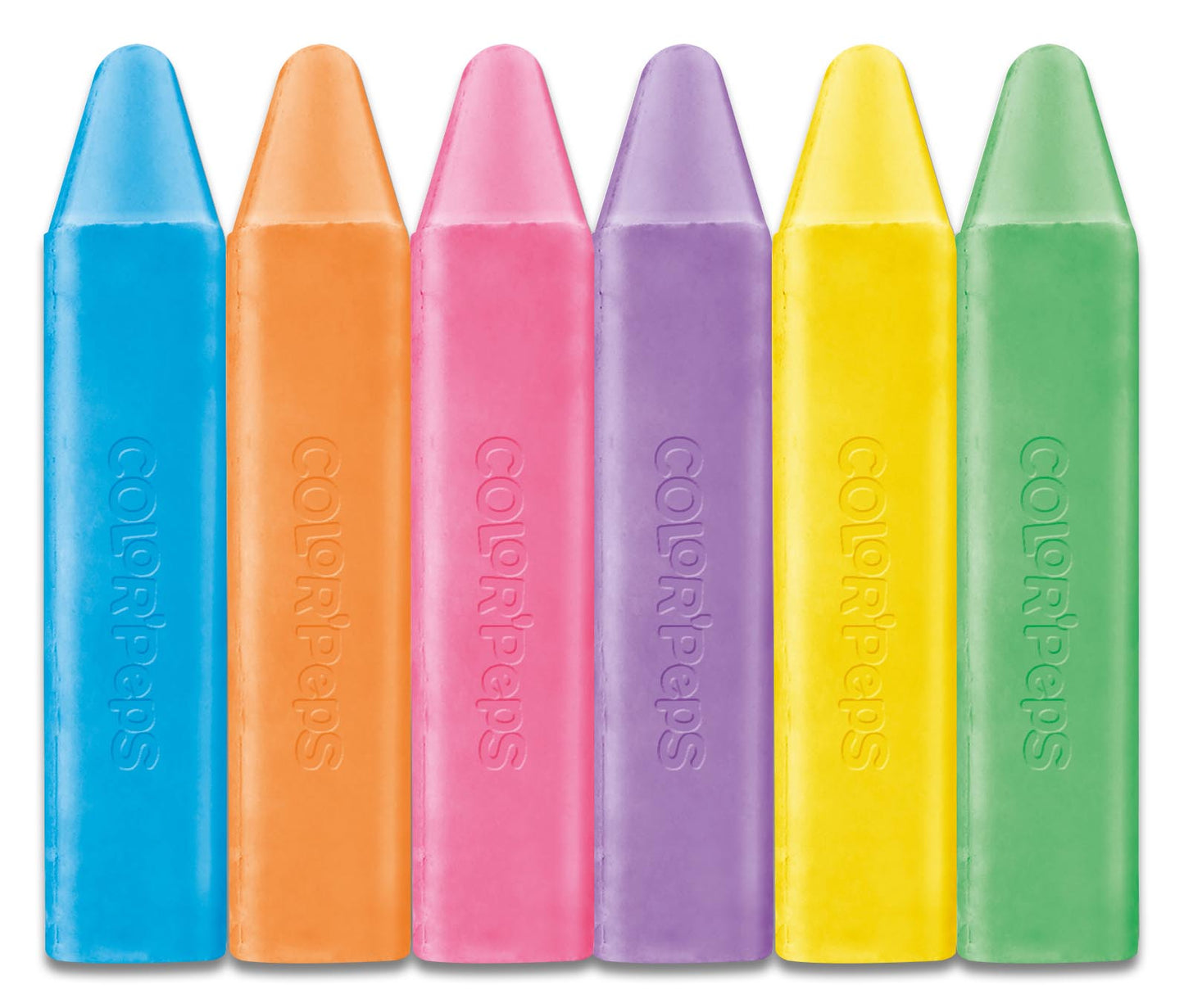Color’Peps Jumbo Sidewalk Chalk x6