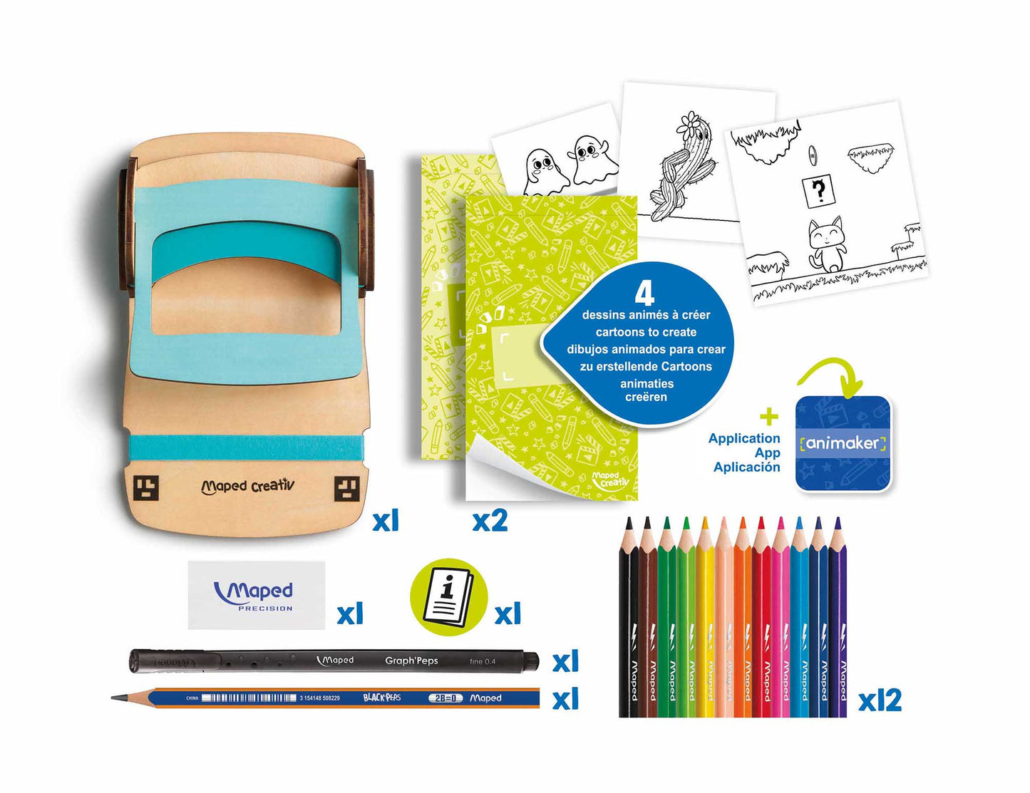 Creativ Animaker Flip Animated Comic Strip Kit – Pop