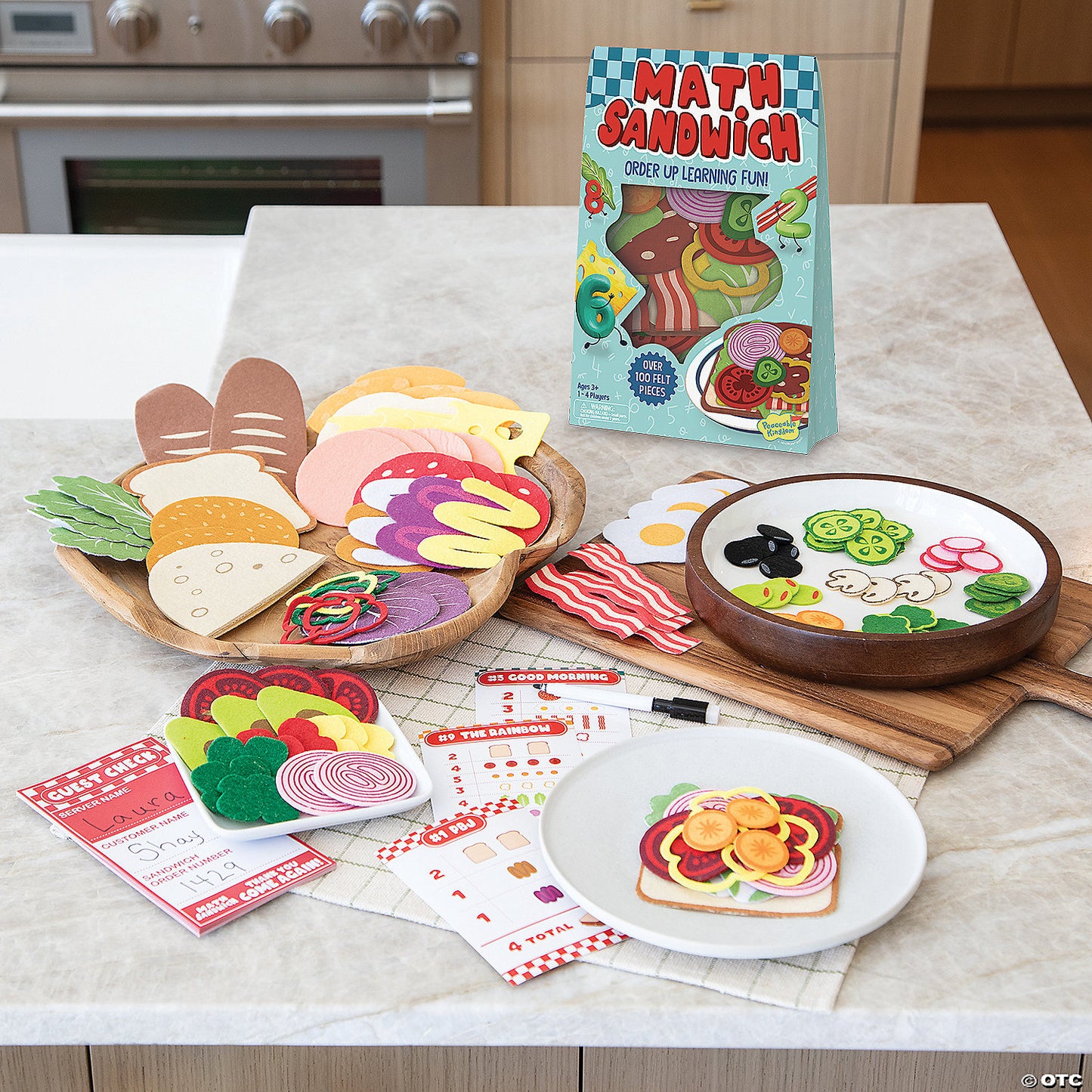 Math Sandwich Preschool Math Game