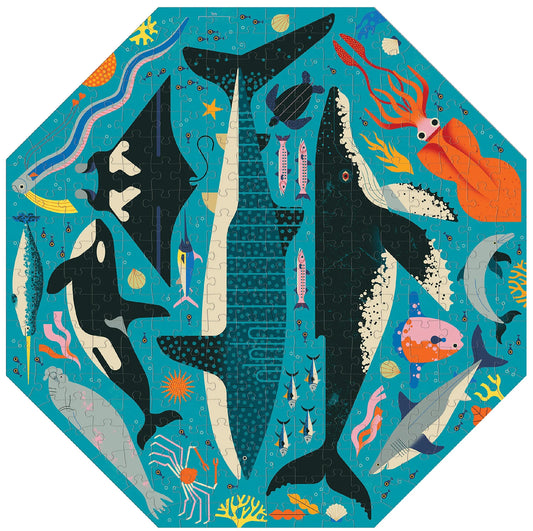 Ocean Life to Scale Puzzle