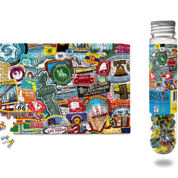 Travel Road Trip USA Micro Puzzle