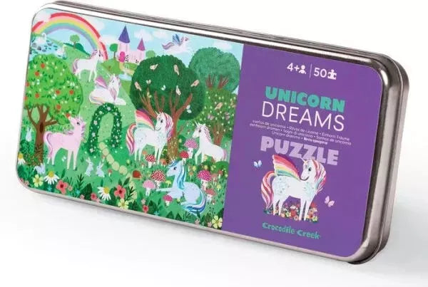 50-pc Tin Puzzle/Unicorn Dreams