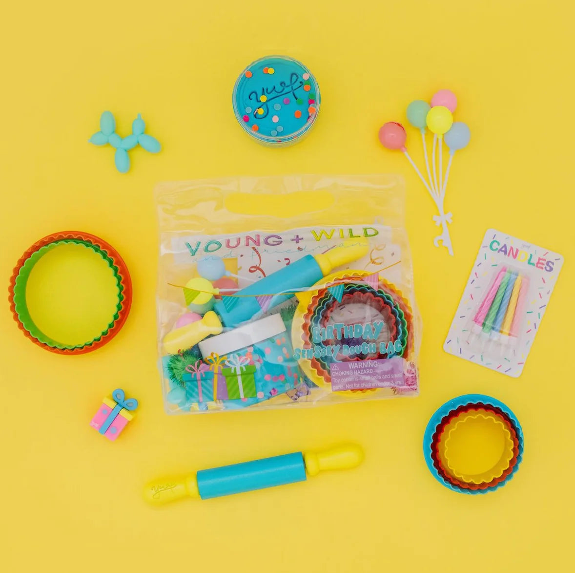 Sensory Dough Bag - Birthday