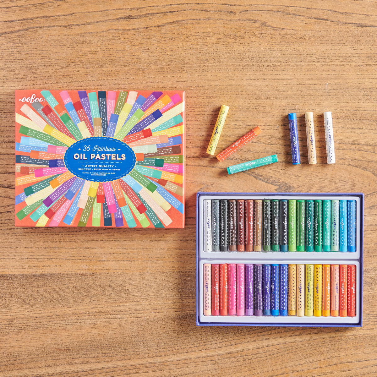 Rainbow Oil Pastels - 36