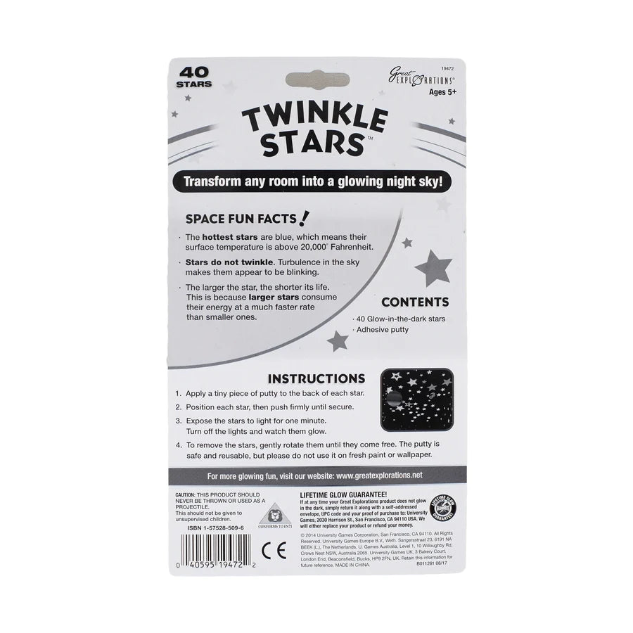 Glowing Twinkle Stars