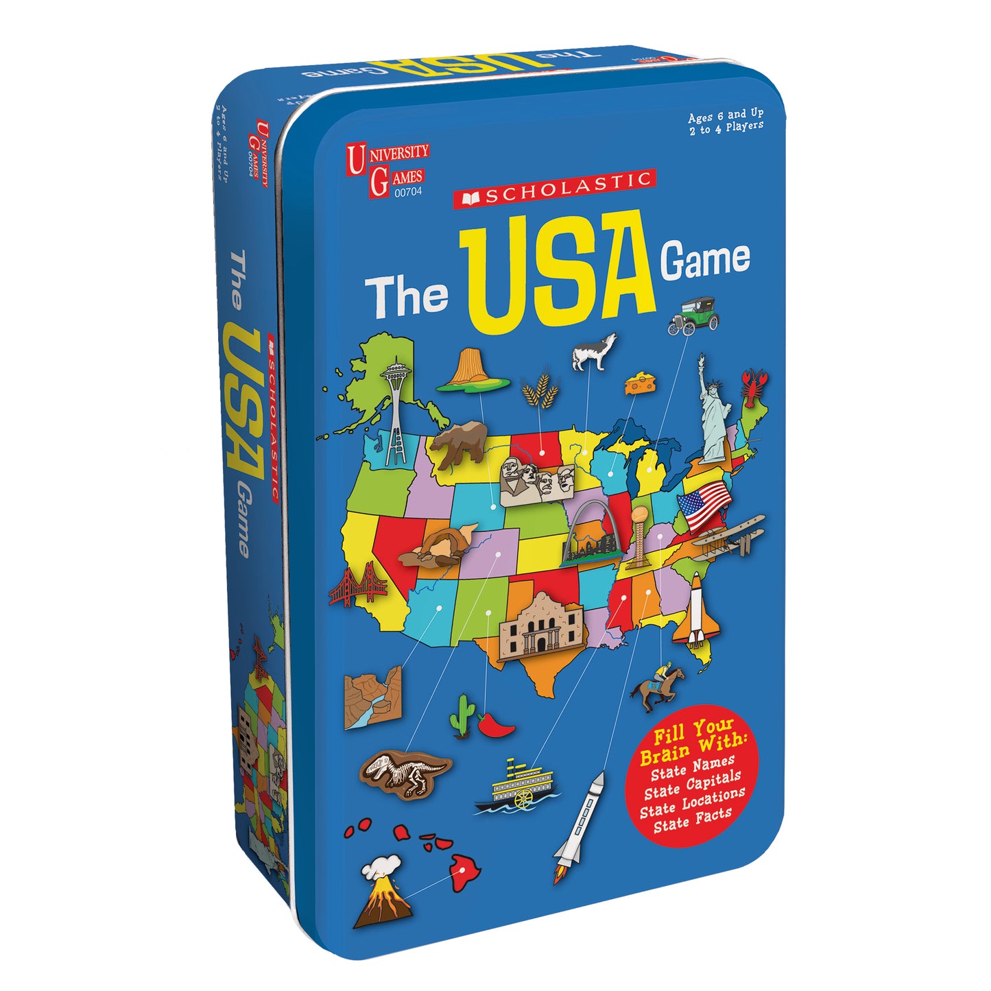 Scholastic The USA Game Tin