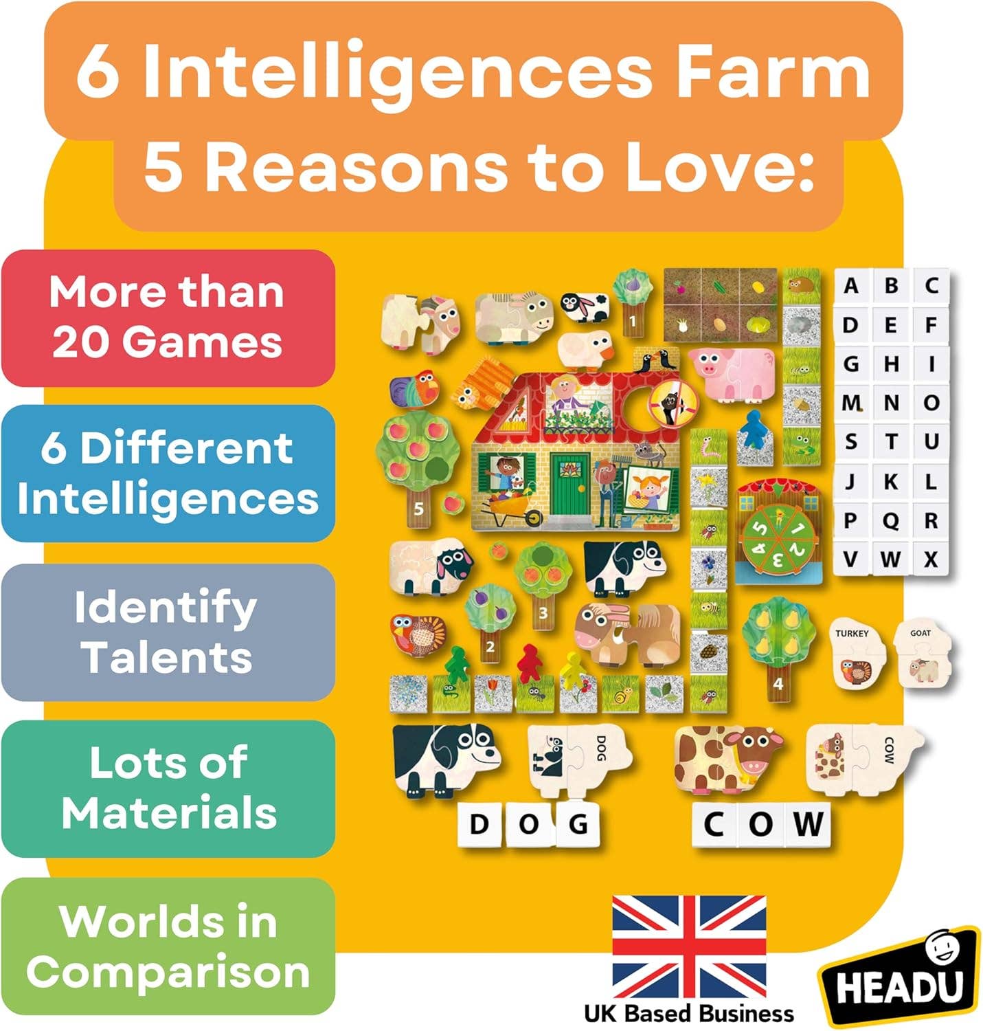 6 Intelligences Farm - Educational Toy for Preschoolers