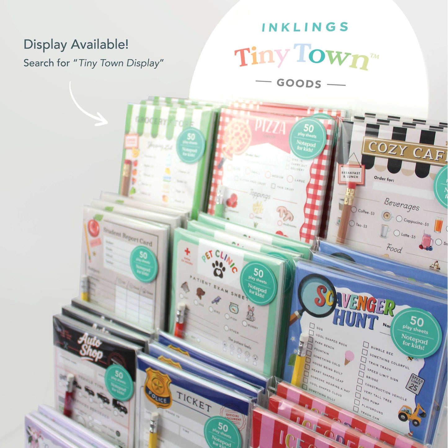 Inklings Tiny Town™ Play Notepad - Auto Shop