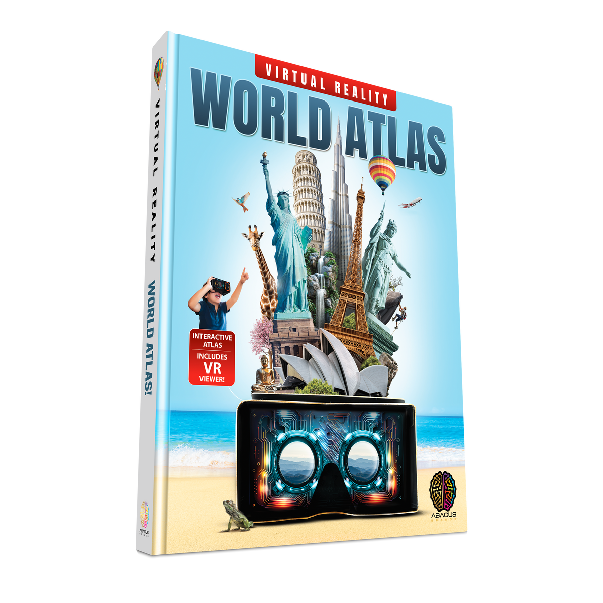Book Alive! Virtual Reality World Atlas NEW Edition