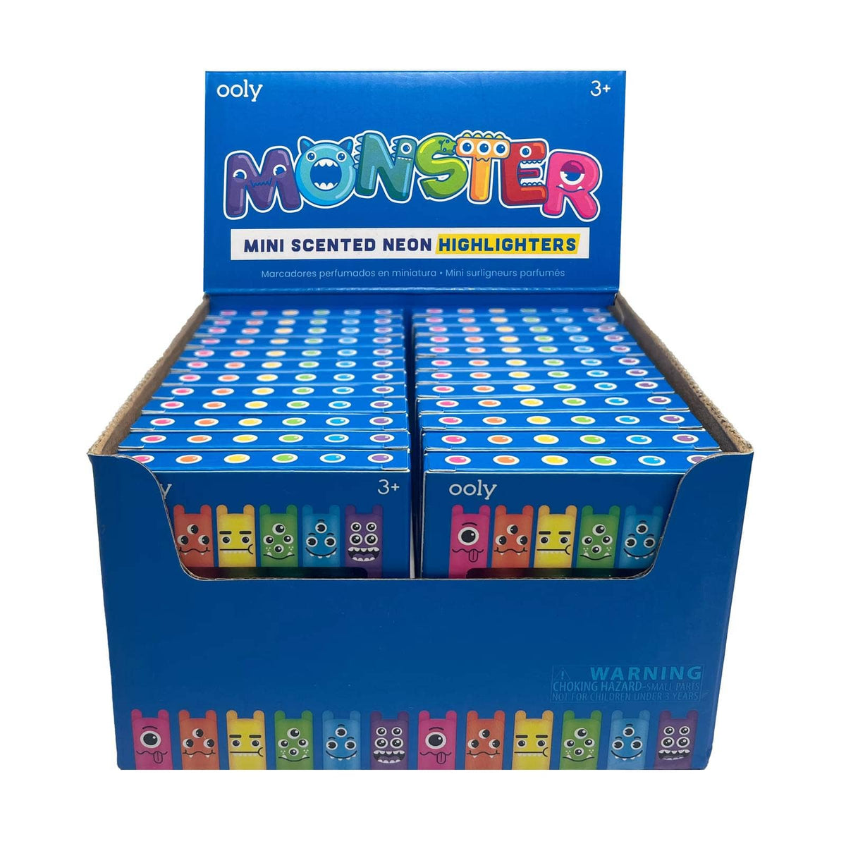 Monster: Mini Scented Neon Highlighters (6 PC Sets)
