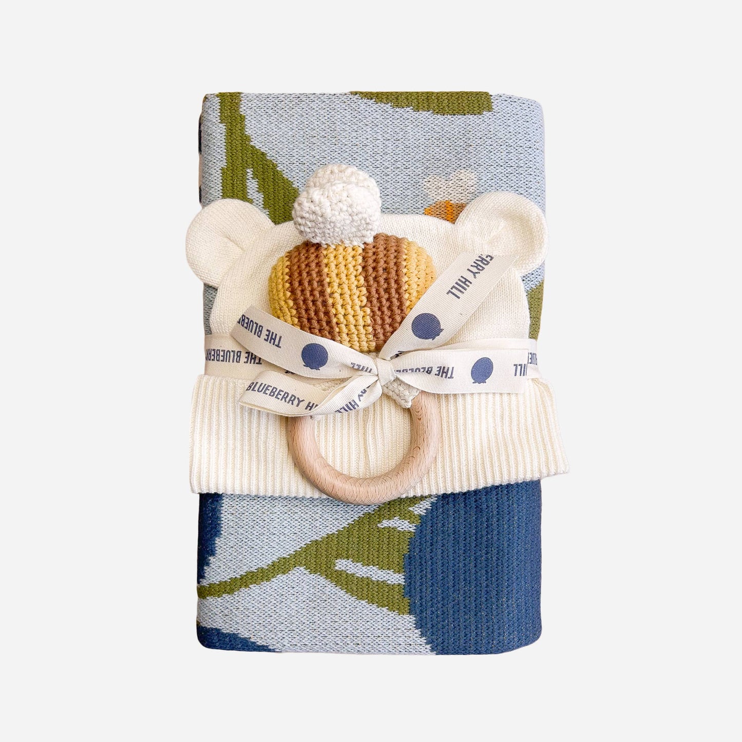 Blueberry Blanket, Hat and Teether
