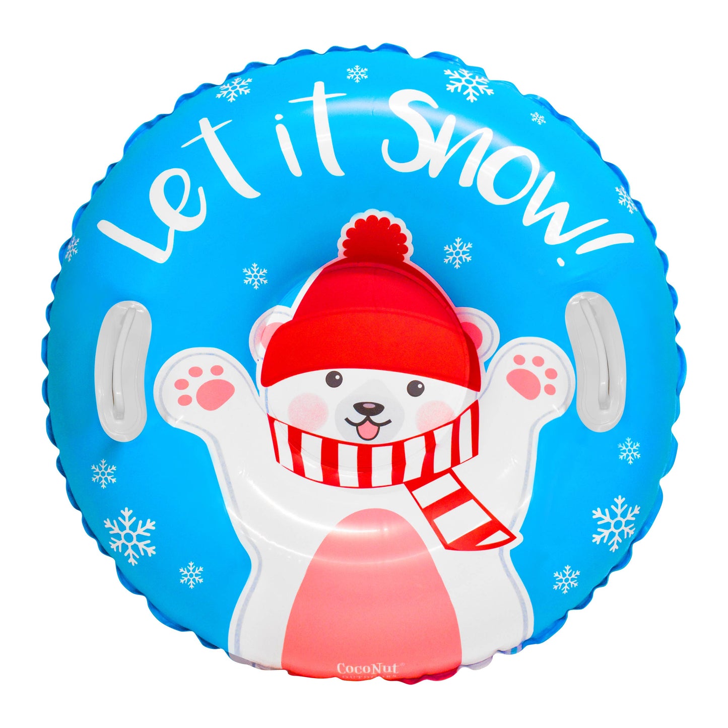 32" Junior Snow Tube - Let it Snow Polar Bear