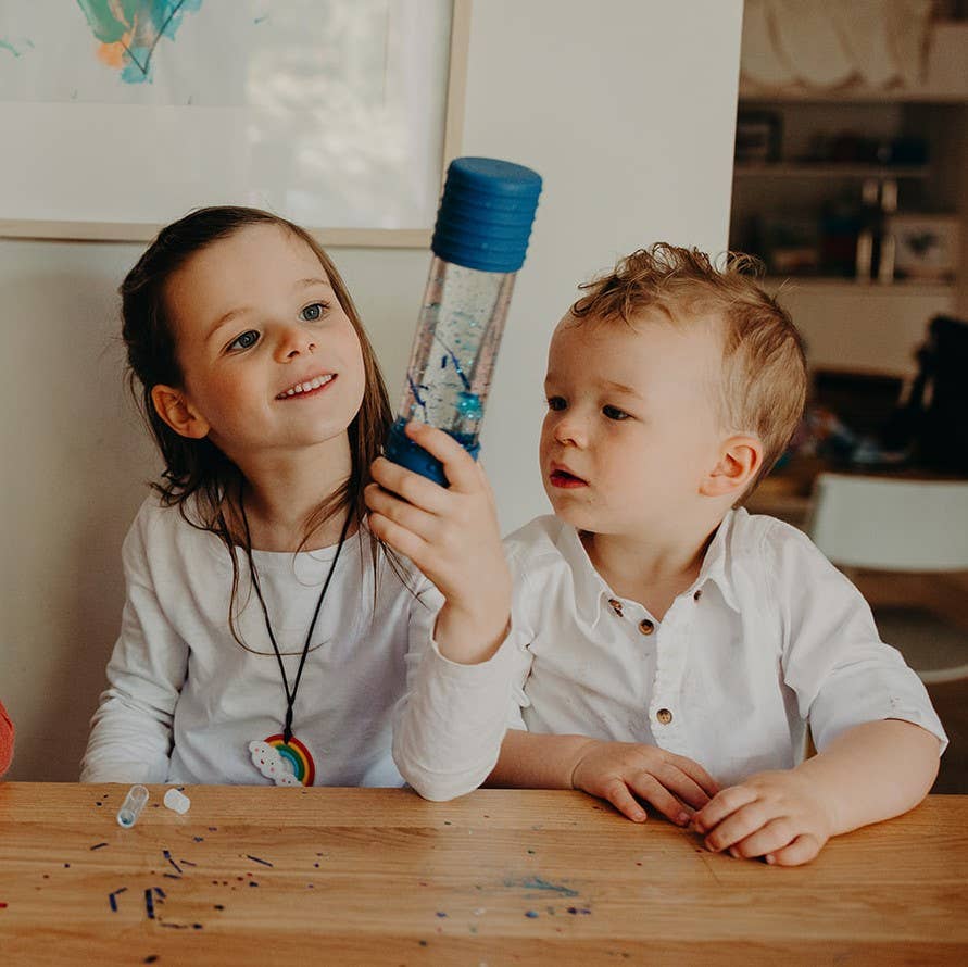 DIY Calm Down Bottle: Dino