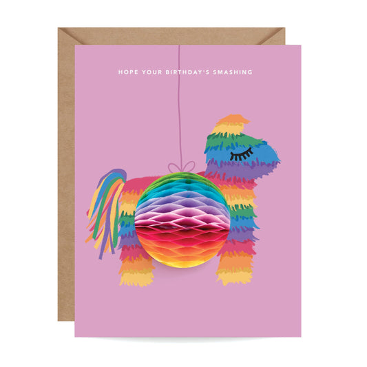 Pop-up Card -  Piñata - Birthday