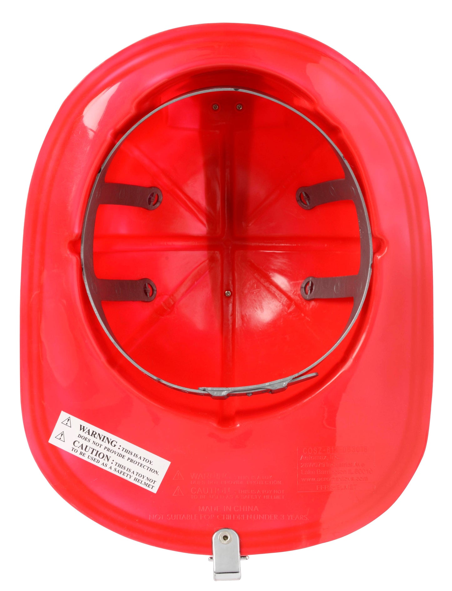 Fire Chief Helmet w/ Siren & Lights: Red
