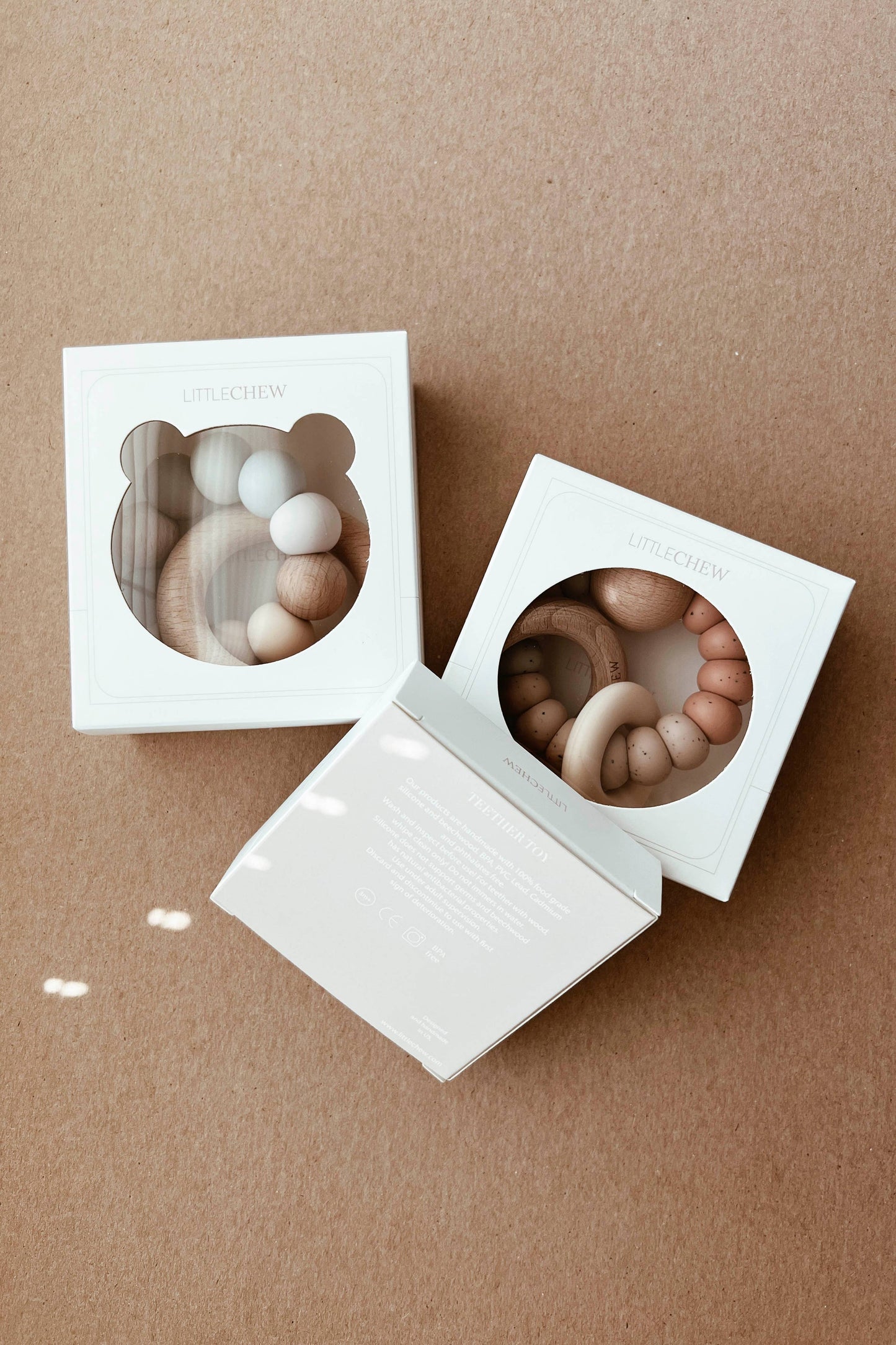 Freezer Teether - Twist | Speckled Chai