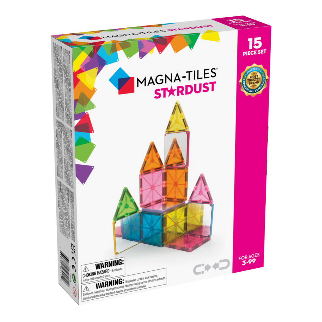 Magnatiles 15 Pc Stardust Set