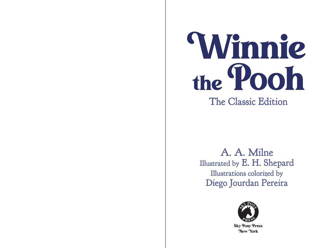 Winnie the Pooh by A. A. Milne: Hardcover; 176 pages / English