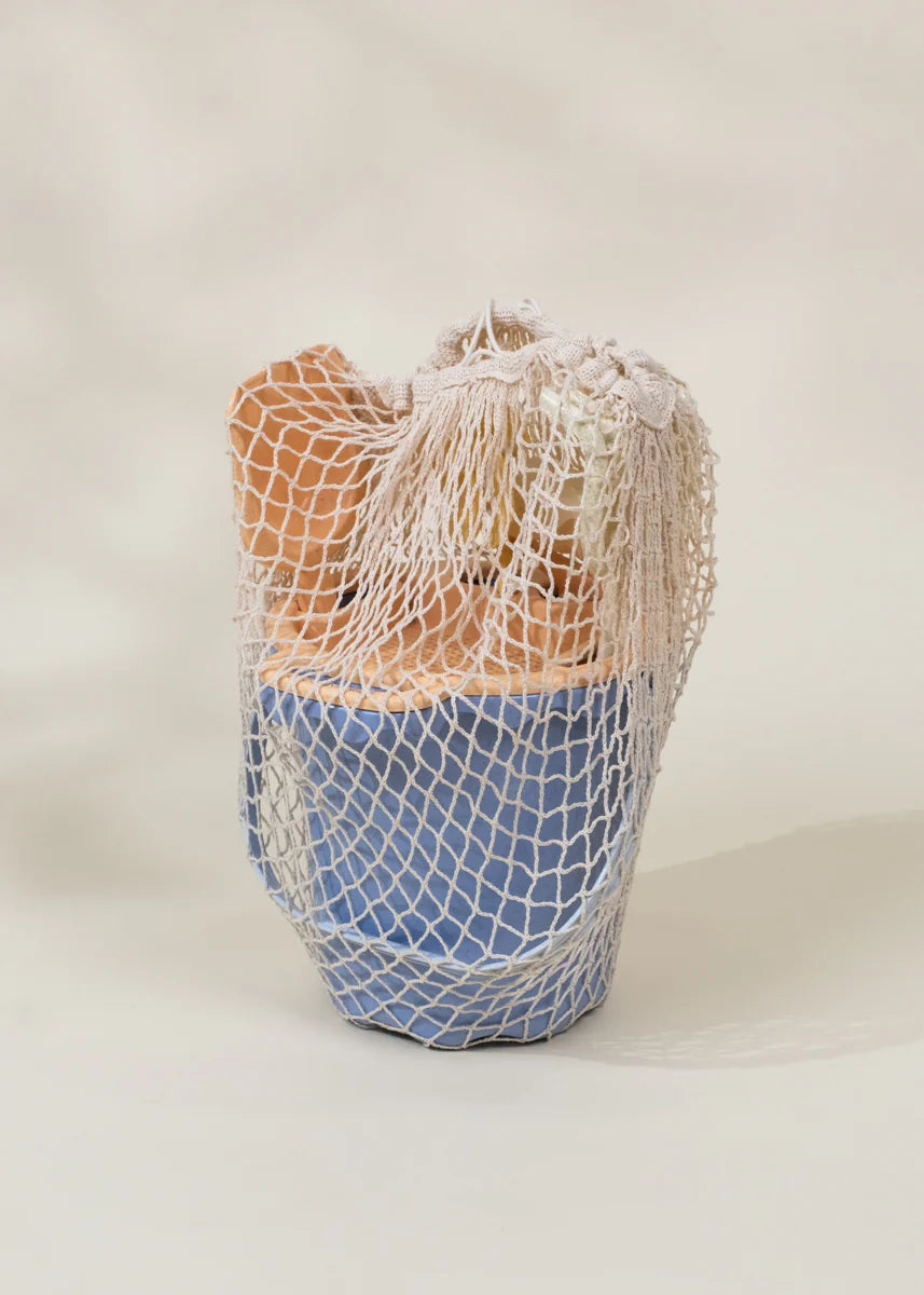 Oversized 6-Piece Wheat Straw Sand Toy Set - Bucket & Accessories