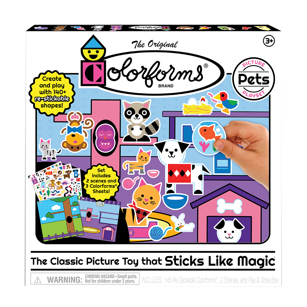 Colorforms Toy Set Colorforms Picture Pet Playset – Pebbles Toys & Gifts