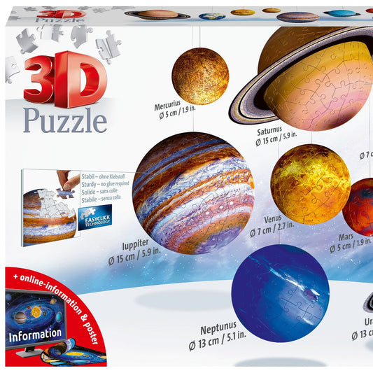 3D Solar System Puzzle