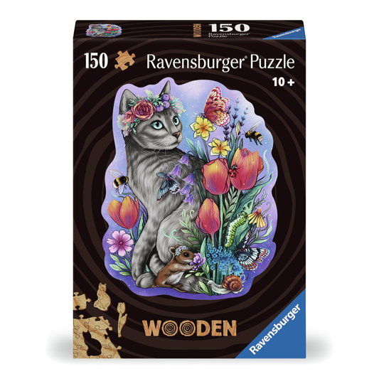 Lovely Cat, 150 pc Wood Puzzle