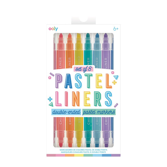 Pastel Liners: Double-Ended Pastel Markers