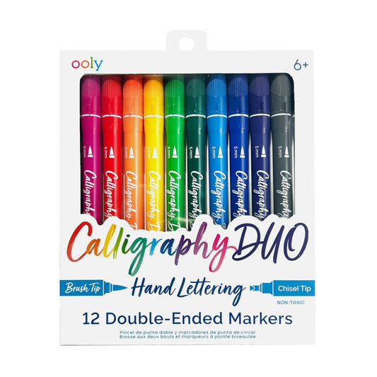 Calligraphy Duo: Double-Ended Markers 12 pack