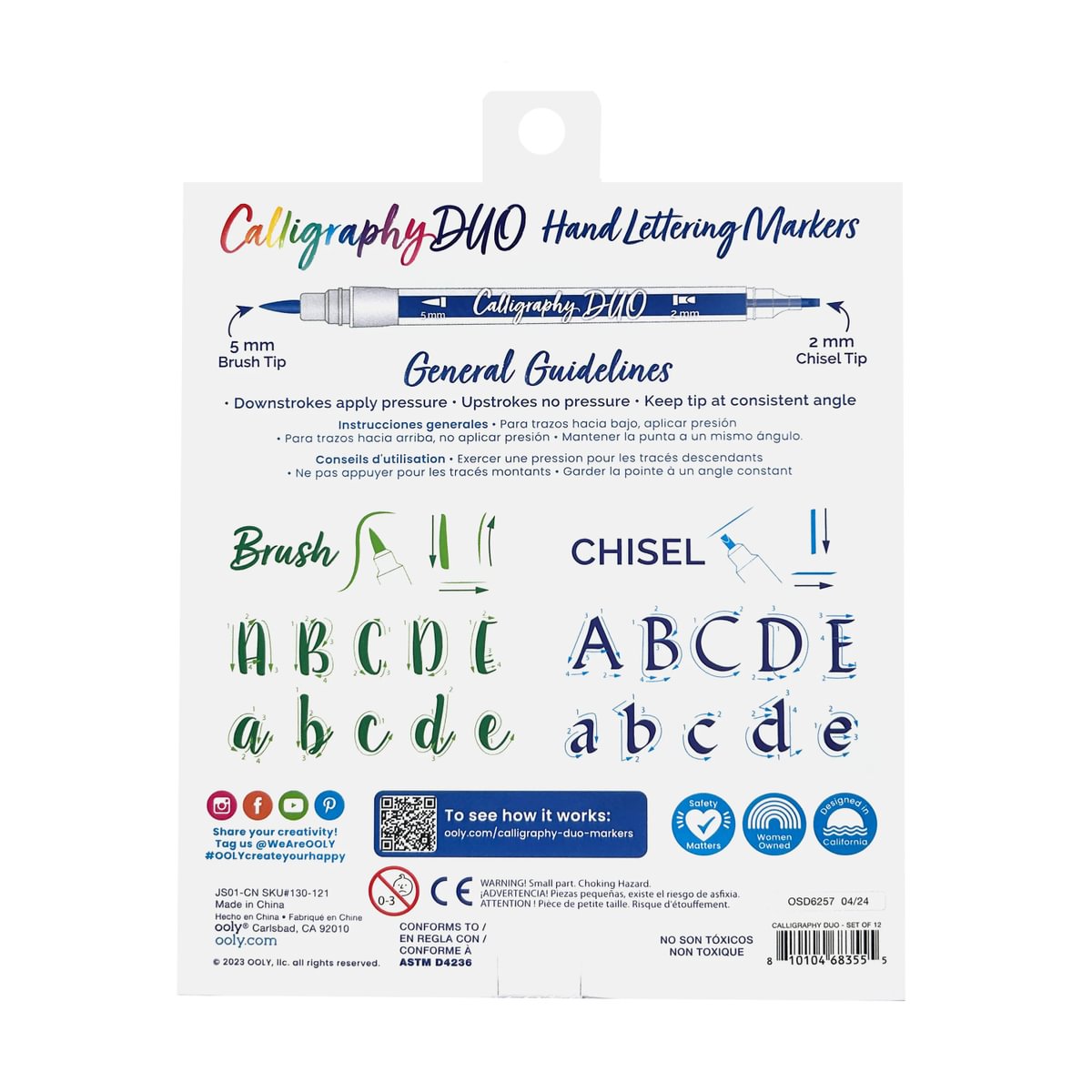Calligraphy Duo: Double-Ended Markers 12 pack