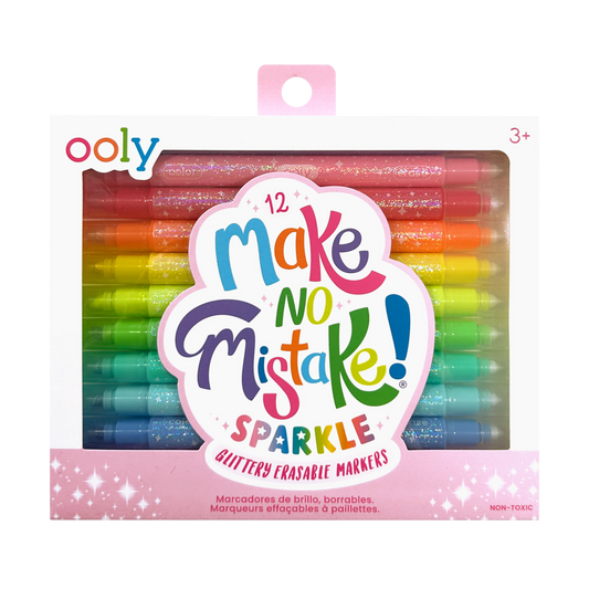 Make No Mistake! Glittery Erasable Markers
