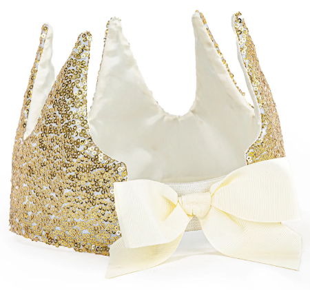 Gracious Gold Sequins Crown