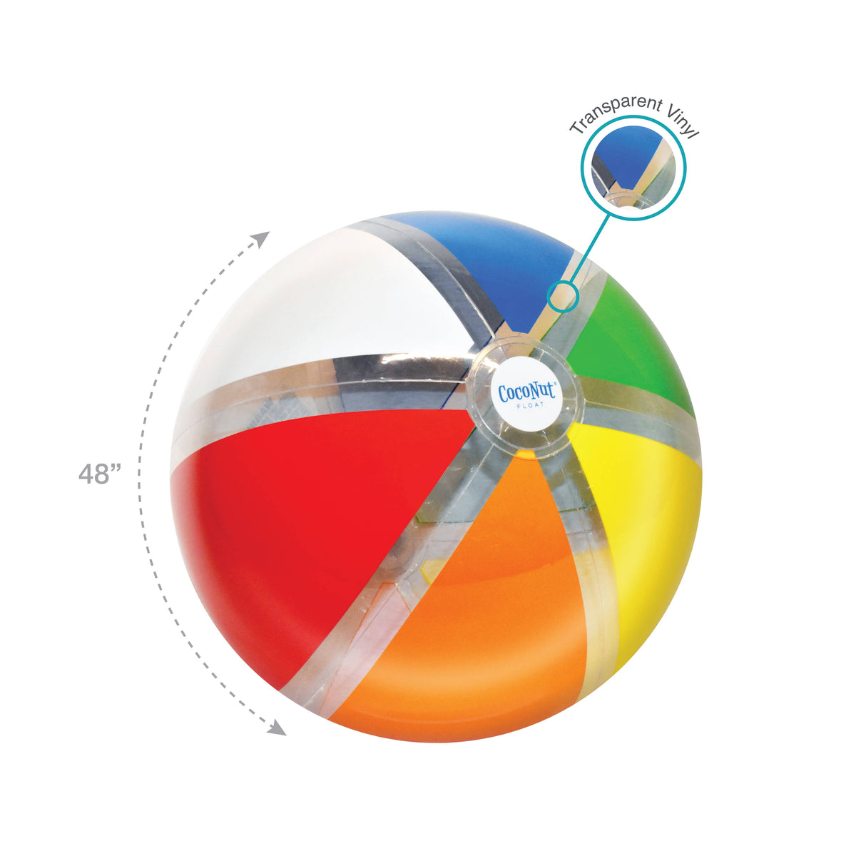 Colossus 48" Rainbow Beach Ball