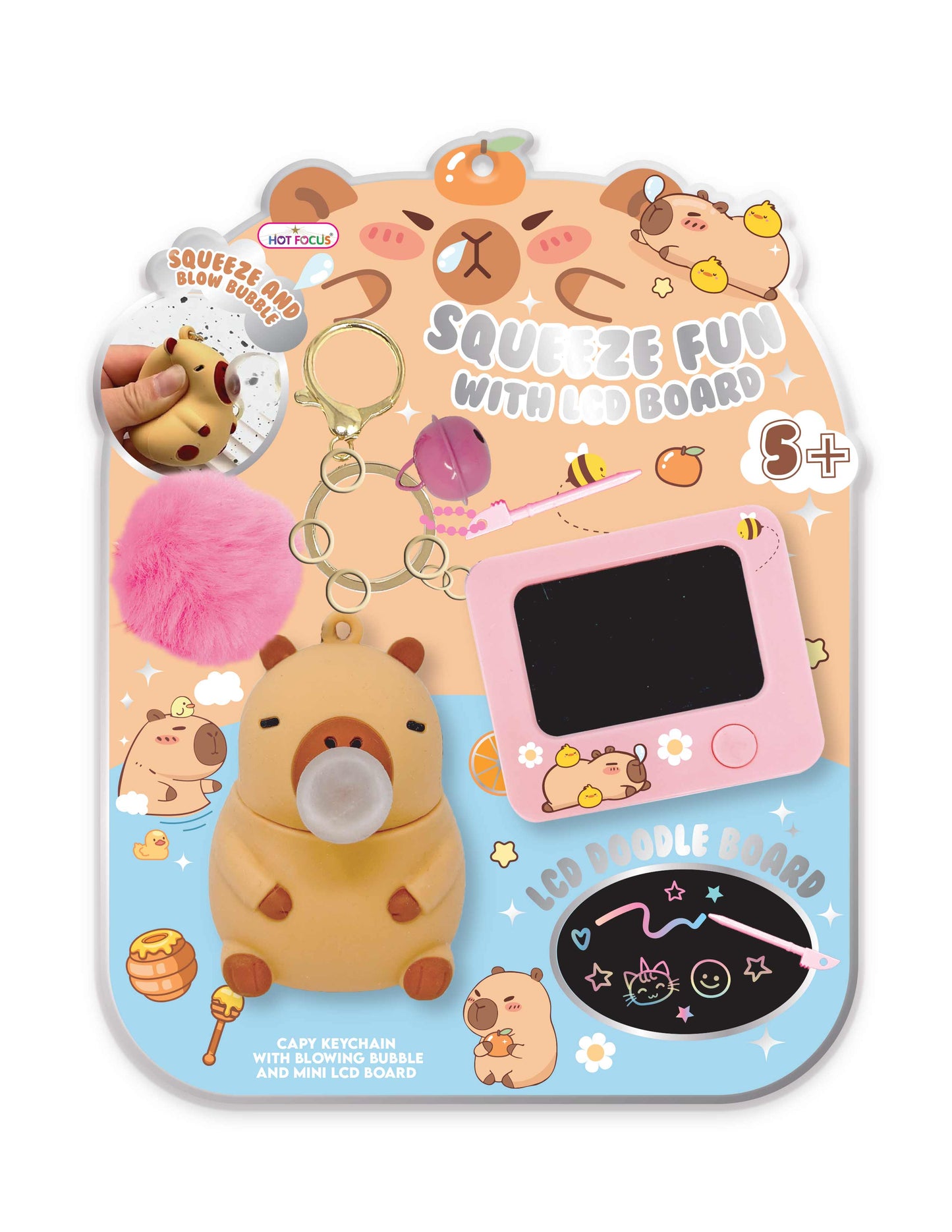 Squeeze Fun with LCD Board - Capybara