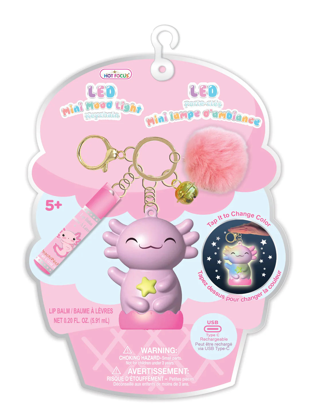 Mini Mood Light Keychain - Critters