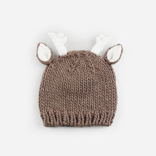 Hartley Deer Tan | Baby & Kids Hat Beanie Gift: S; 6-24mths