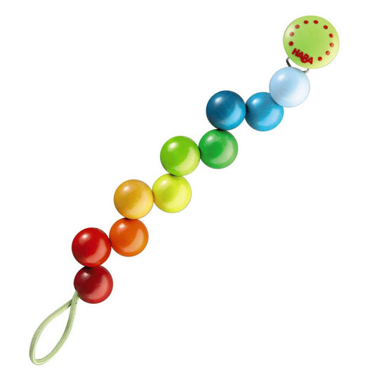 Rainbow Pearls Baby Pacifier Chain