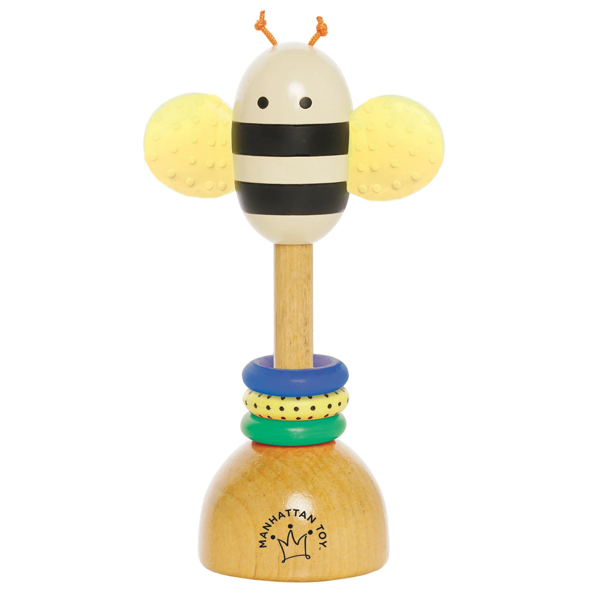 Silver Bee Rattle Brilliant Bee Rattle – Pebbles Toys & Gifts