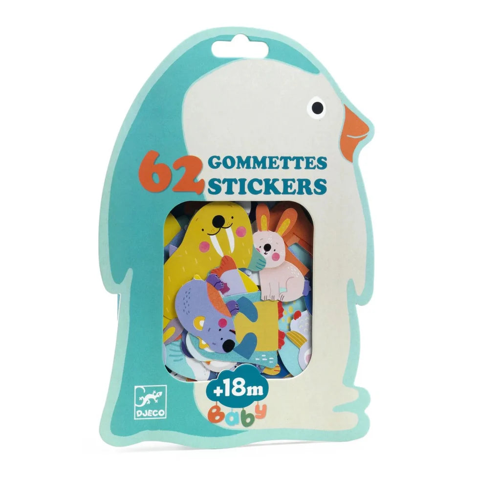 Ice Field Animals-Baby's First Stickers