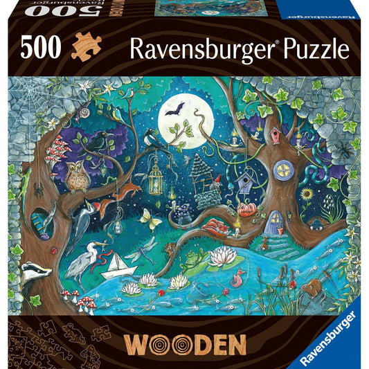 Fantasy Forest Wood Puzzle, 500 pc