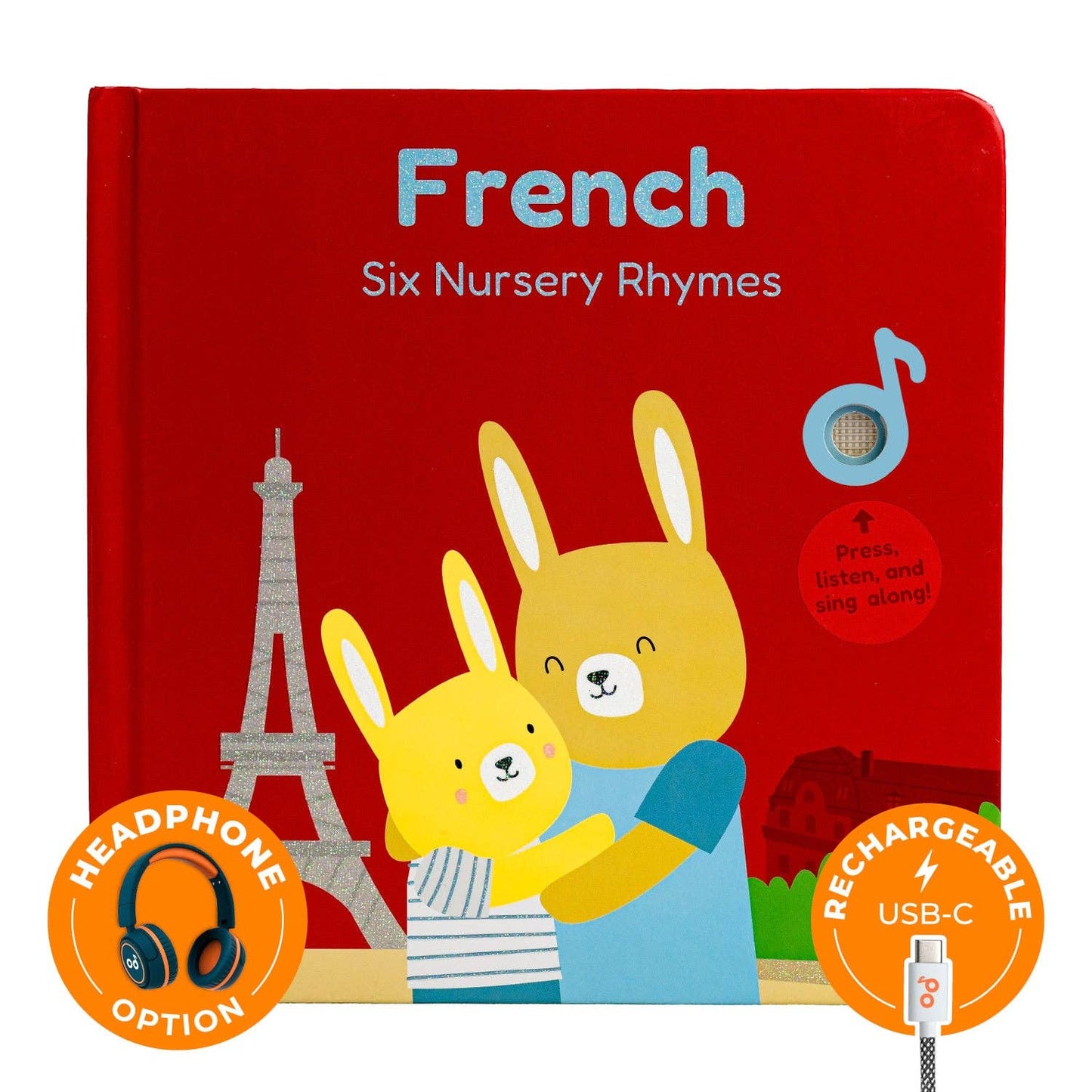 Cali's Book French Nursery Rhymes Book - Headphone edition